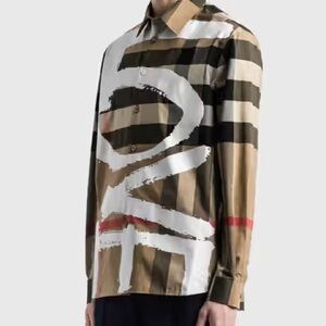 Men's Burberry Tavistock Love Print Shirt
